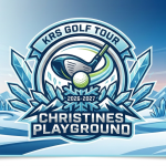 Text: UPPLEV VINTERN ULTIMATA GOLFAVENTYR, SÄKRA DIN PLATS FÖR 2026-2027, ANMÄL DIG HÄR, KRS GOLF TOUR, CHRISTINES PLAYGROUND